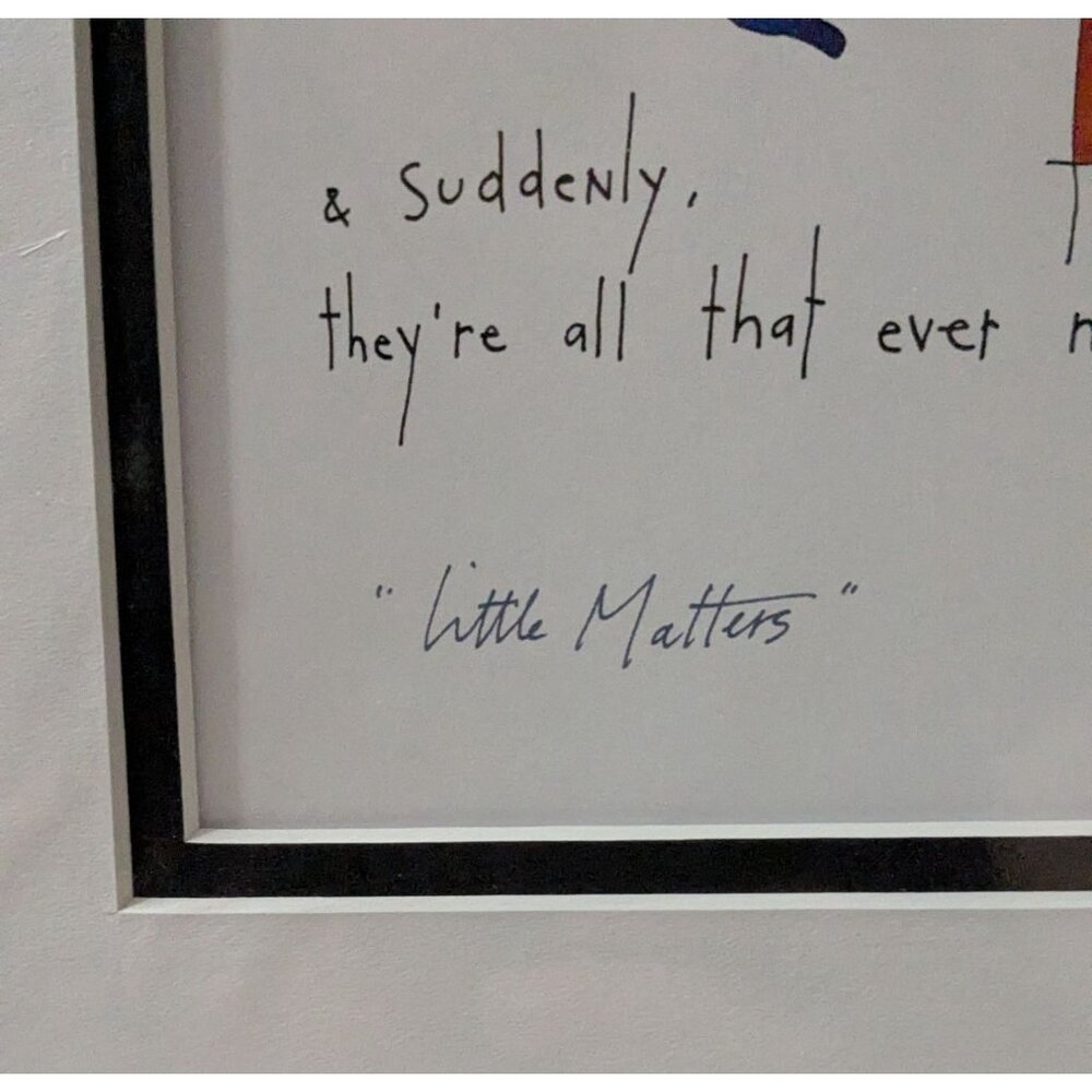 Brian Andreas "Little Matters" Framed Print  11" x 14" - Picture 5 of 13